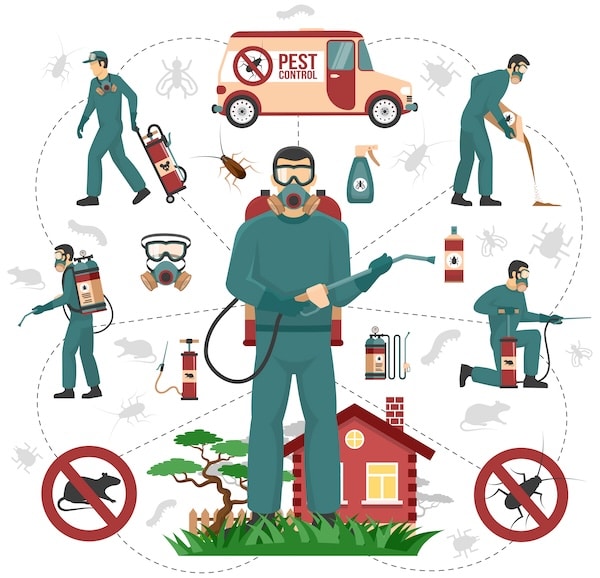 Pest Control Illustration